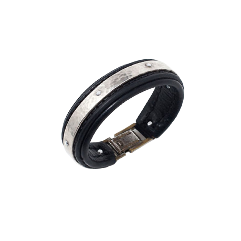 Ziege, Rind / Sterling Silber 925/000, einteilig — Armbänder