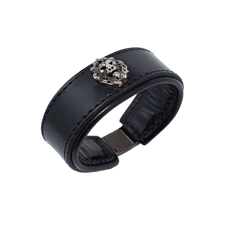 Ziege, Rind / Bayerischer Löwe 925/000 Sterlingsilber / Klappverschluß 925/000 Sterlingsilber — Armbänder
