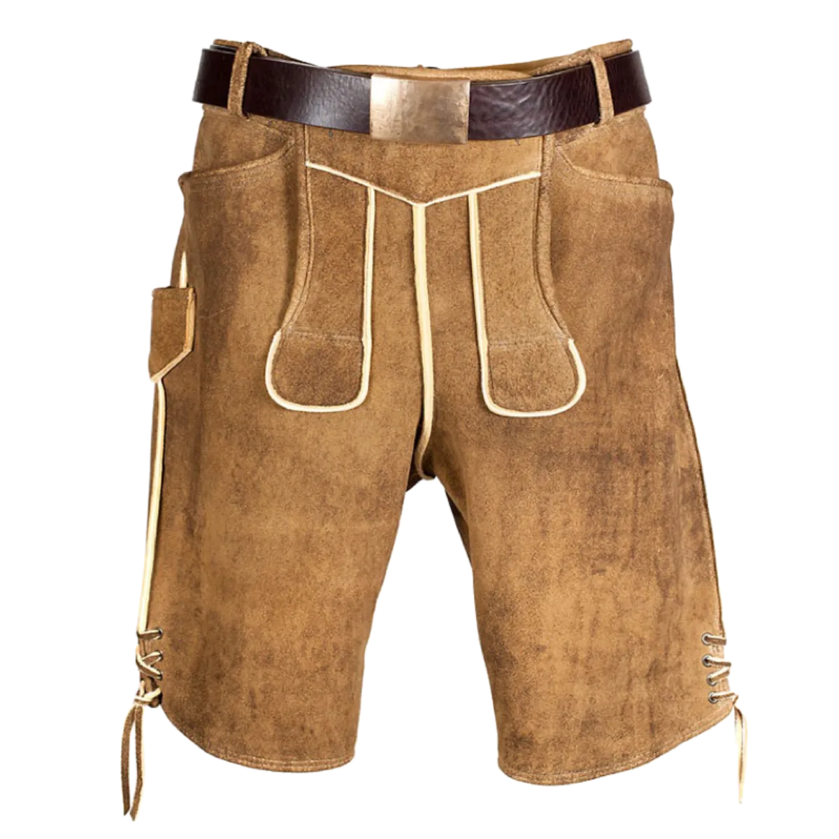 Hirsch, Reh, Maßkonfektion / Koppelschloß Bronze / Büffel — Hosen